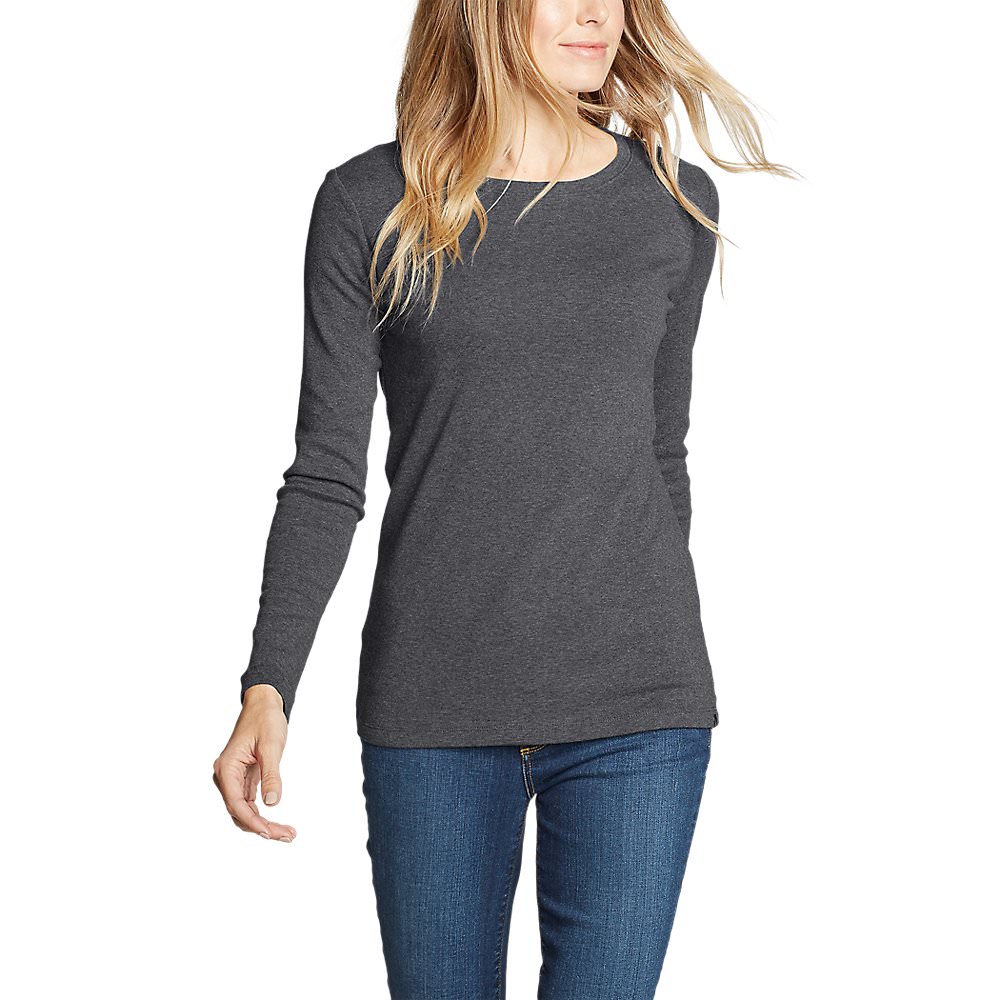 Eddie Bauer Women's Favorite Long-Sleeve Crewneck T-Shirt